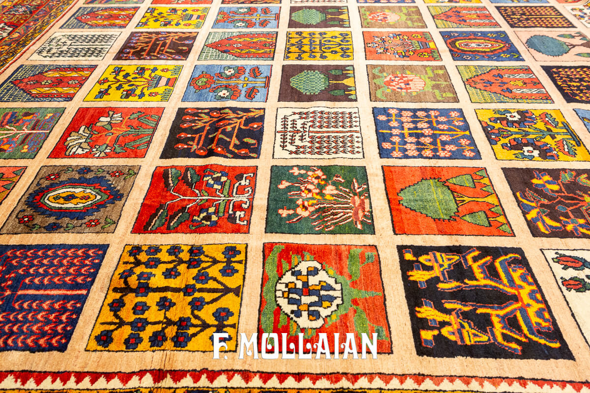 Bakhtiari Rug Very Large Garden Design n°:818996